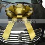 HOT SALE! 30 Inch Outdoor Gold Jumbo Pom Pom Gift Bow, Gift Package Bow thumbnail-1