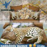 Beautiful Leopard and Big Red Rose 3D Adult Bedding Set thumbnail-6