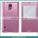 PU Skin&Microfibre Mobile Phone Samsung Case for s5