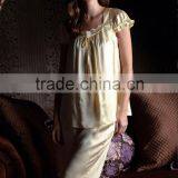 2015 Summer Ladies Silk Sleepwear New Fashion Girls Beauty Silk Pajamas thumbnail-3