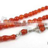 Promotional 33pcs Red Resin Muslim Cheap Arab Prayer Beads thumbnail-1