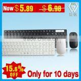 2.4Ghz Wireless Desktop Laptop Computer Keyboard Mouse Combos thumbnail-2