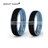 2016 Fashion Carbon Fiber Ring Stainless Steel Ring Design for Women Models for Women's Rings thumbnail-1