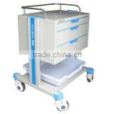 Hospital Functional Metal Frame Clinic Nursing Trolley On Sale thumbnail-3