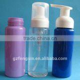 180ml 250ml Cleansing Water PET Plastic Bottle and Foam Pump