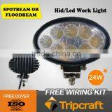 Real Factory Price 4'' 4X4 4WD Vehicle Light ,24W LED WORK LIGHT thumbnail-1