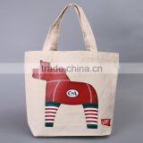 Fashion Reusable Women Cotton Canvas Shopping Bags