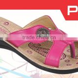 hot selling women slipper pu sole best range ladies shoes with fate sole sandal