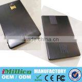 Black Credit Card Metal USBs 4 GB or 8 GB With Graphics Laser Engraved