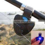 2016 New Arrival BlacK Fishing Alarm Buffer Sea Pole Alarm LED Light Electronic Alarm Clip-On