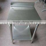 Stainless Steel Industrial Kitchen Restaurant Table With Under Shelf GR-401-01