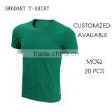 2016 OEM T-shirt Factory Green T-shirts Low MOQ t Shirts Sports Skin Shirt Fashion Style T-shirt Quick Dry T-shirts thumbnail-1