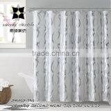 100% polyester for bathroom the shower curtain in bloom and bright color new style