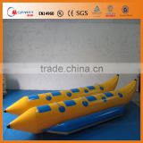 water fun game plastic inflatable banana boat for sale