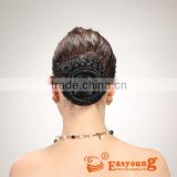 Afro black hair ornament, synthetic braids hair buns hairpieces fake
