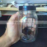2016 Amazon Hot Sale Glassware Party Favour Mason Jar Scented Candle Glass Mason Jar thumbnail-5
