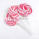 Bag Wrapped Fruit Flavour Sweets Flat Swirl Rainbow Lollipop Candy thumbnail-2