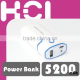 5200mAh Portable USB External Battery Phone Charger Power Bank thumbnail-1
