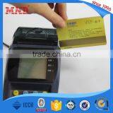 MDP453 Gold Hico Magnetic Stripe Smart Card With SLE4428 thumbnail-1