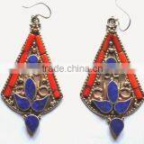 Pair of White Metal Ear Ring thumbnail-1