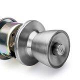 Door Hardware Ss201 Door Knob Ball Lock in Satin Nickel for Privacy thumbnail-2