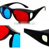 Kawachi Professional Resin Frame 3D Glasses Anaglyph Glasses for Movie Game-Red & Cyan thumbnail-6