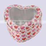 Fancy Special Custom Logo Printed Heart Shape Gift Box Mint Tin Gift Tin Box thumbnail-2