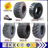China Used Tyreindustrial Tyre Skid Steer Tyre 10-16.5 12-16.5 14-17.5 15-19.5 11L-16 Good Price Wheel Tyre thumbnail-1