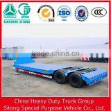 New Double Tire 60 Tons Low Bed/Lowboy Truck Semi Trailer thumbnail-4