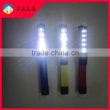 Colorful 6 LED Torch Rubber Print Light Pen thumbnail-1