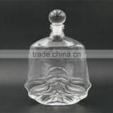 750ml Fancy Glass Whiskey Bottle With Cork Stopper Special Clear Glass Liquor Bottle Wholesale thumbnail-1