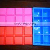 High Quality Food Grade 8 Cavity Jumbo 2" Silicone Large Ice Cube Tray thumbnail-6