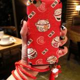 Fortune Cat Cartoon Cell Phone Case Silicone Mobile Phone Cases for IPhone7/7Plus/6/6s/6plus/6splus Phone Back Cover thumbnail-3
