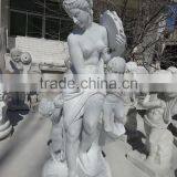 Hand Carved Europe Style Lamp Lady Figure Statue (white / Black / Yellow / Red) thumbnail-5