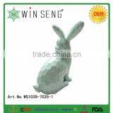 Adorable Ceramic Bunny Rabbit Figurine Easterdecorations thumbnail-2