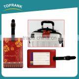 Toprank Customzide Your Own Design Brand PVC Luggage Tag Blank Hang Name Tag Baggage Travel Luggage Tag thumbnail-1