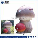 Artificial Ladybug Fairy Mushroom Statue for Garden Decor thumbnail-1