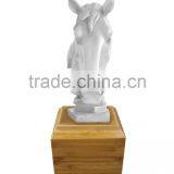 Mondern Style Cheapest White Horse Urn Bamboo Stand thumbnail-1