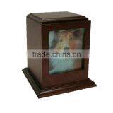 Wholesale Cheap Wooden Pet Urns For Ashes W/Photo Frame thumbnail-1