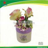 Lavender Jute Fabric Bags for Plant Growing thumbnail-1