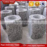 Factory Price China Grey Cemetery Granite Vase thumbnail-1