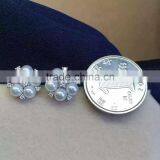 6-6.5mm White Akoya Pearl Latest Design of Pearl Earrings thumbnail-1