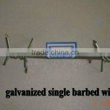 Galvanized Single Barbed Wire