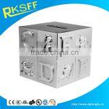 Cube Silver Alphabet and Animal Money Bank/coin Bank Box for Kid Christmas Gift thumbnail-3