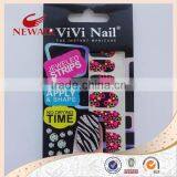 Vivi Neon Nail Art Decal Sticker Patch Nail Strip Nail Wrap thumbnail-1