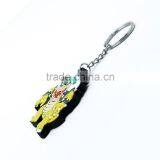 Newest Design High Quality Sport Souvenir Soft Pvc Keychain, 2D/3D Silicone Keyring thumbnail-2