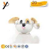 CE Standard Plush Material Mini Dog Ball Toy With Embroidery Face thumbnail-1