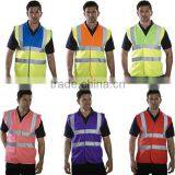 High Visibility Reflective Safety Vest With Custom Logo in Stocks thumbnail-2
