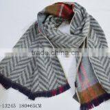 2017 Hot Popular Lady Soft Cashmere 100%acrylic Braided Pashmina Shawl thumbnail-1