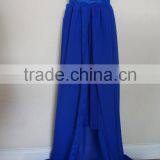 Mommy And Daughter Party Dress Maternity Blue Chiffon Floor Length Gown Dress thumbnail-3